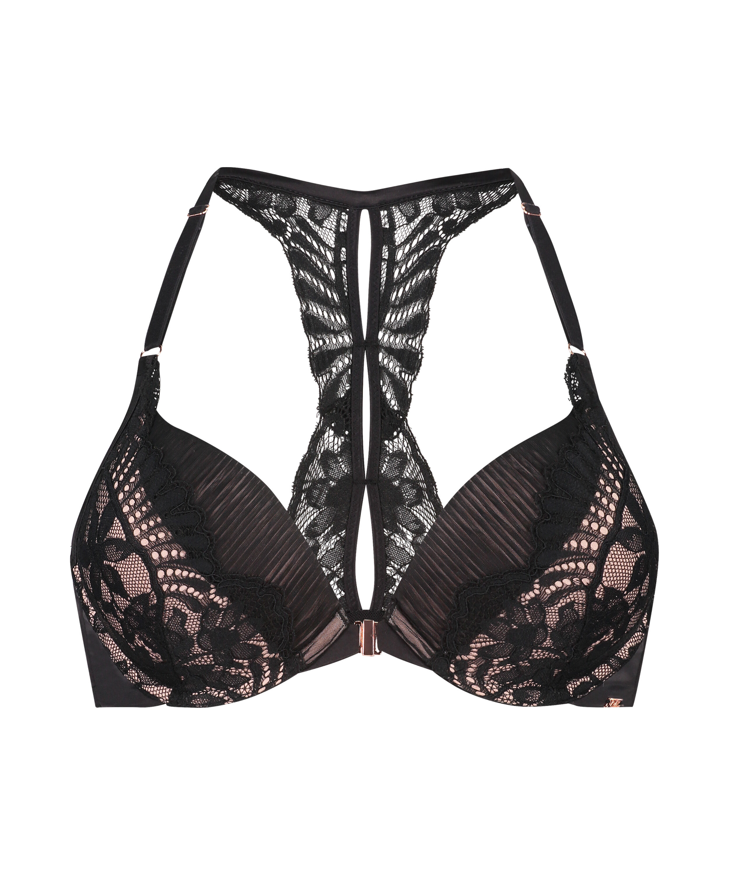 Formpressad pushup bygel-bh Antonia, Svart