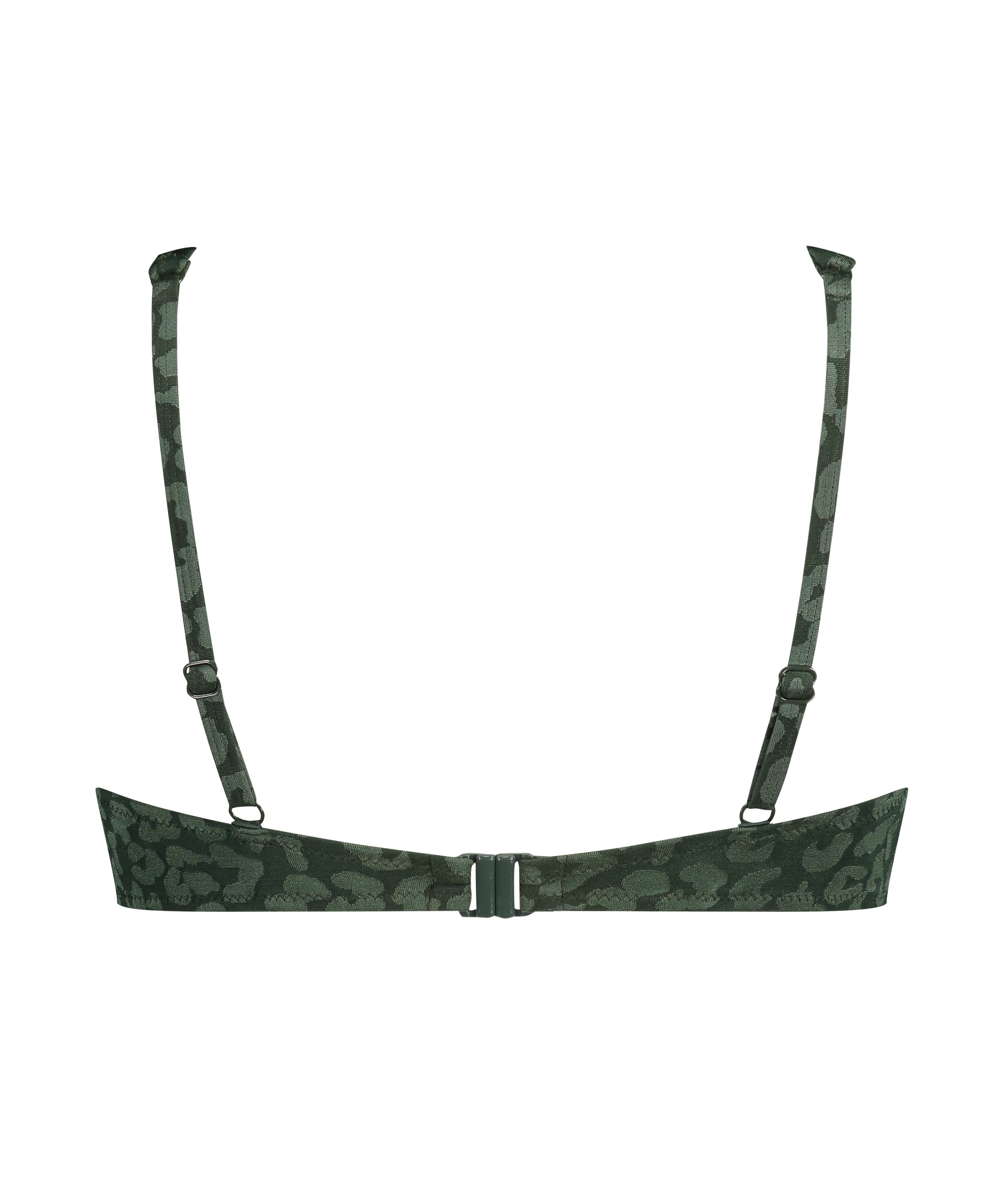 Icke formpressad bikini-överdel med bygel Tonal, Grön, main