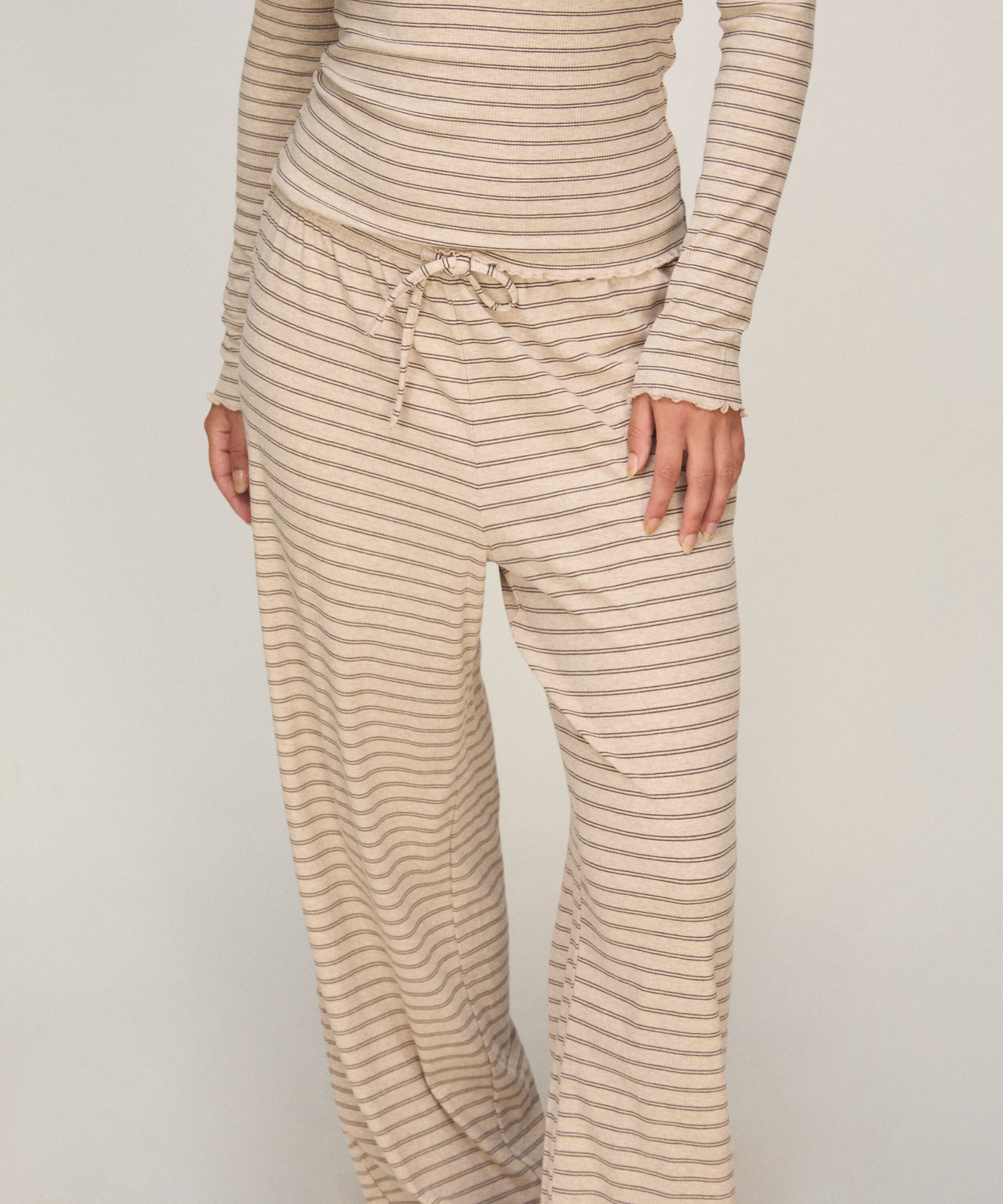 Pant Stripe, Beige