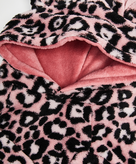 Onsie i fleece f&ouml;r hundar, Rosa