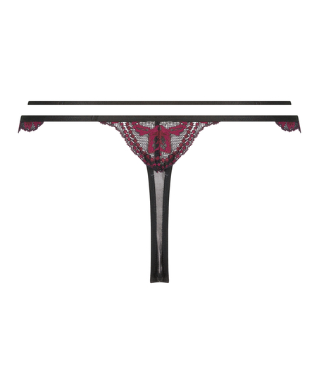 Priya stringtrosa, Svart