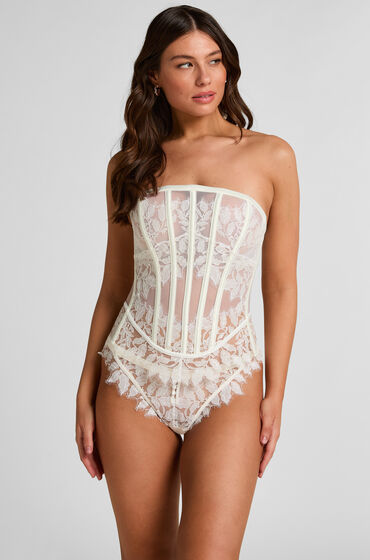 Hunkemöller Korsett Chalice Vit