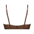 Sexig lonline-bralette i nät, Brun
