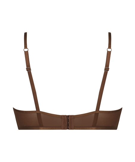 Sexig lonline-bralette i nät, Brun