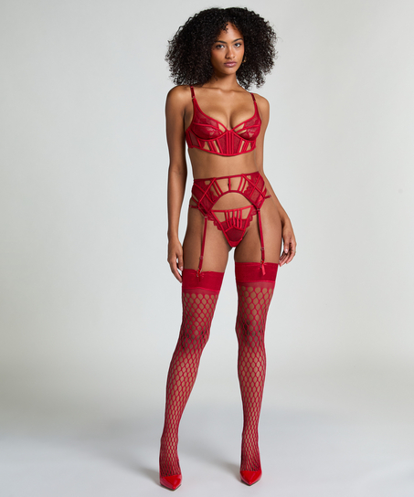 Private Strumpor Fishnet, R&ouml;d