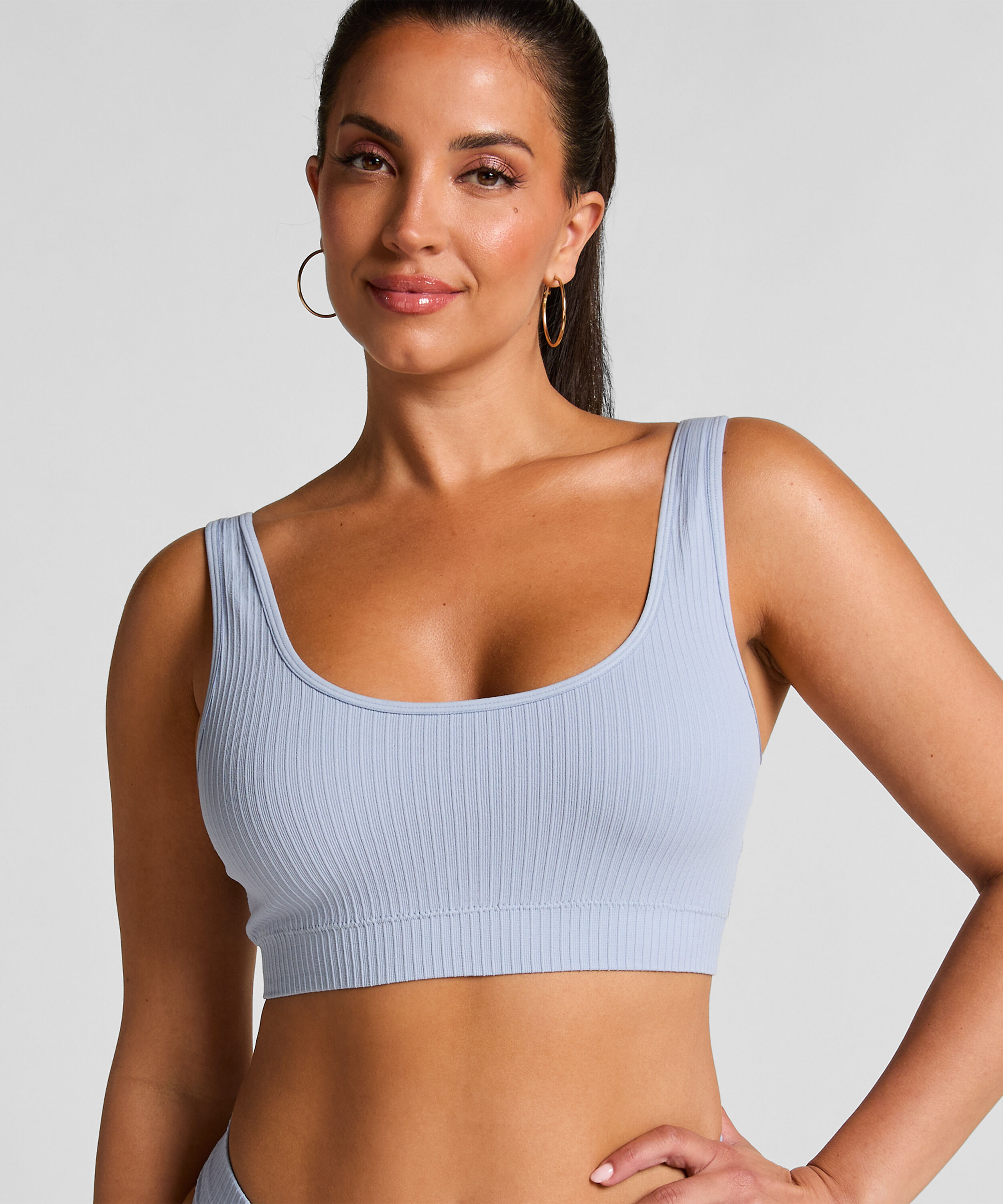 Bralette Scoop Dianne, Blå Bralette Scoop Dianne, Blå
