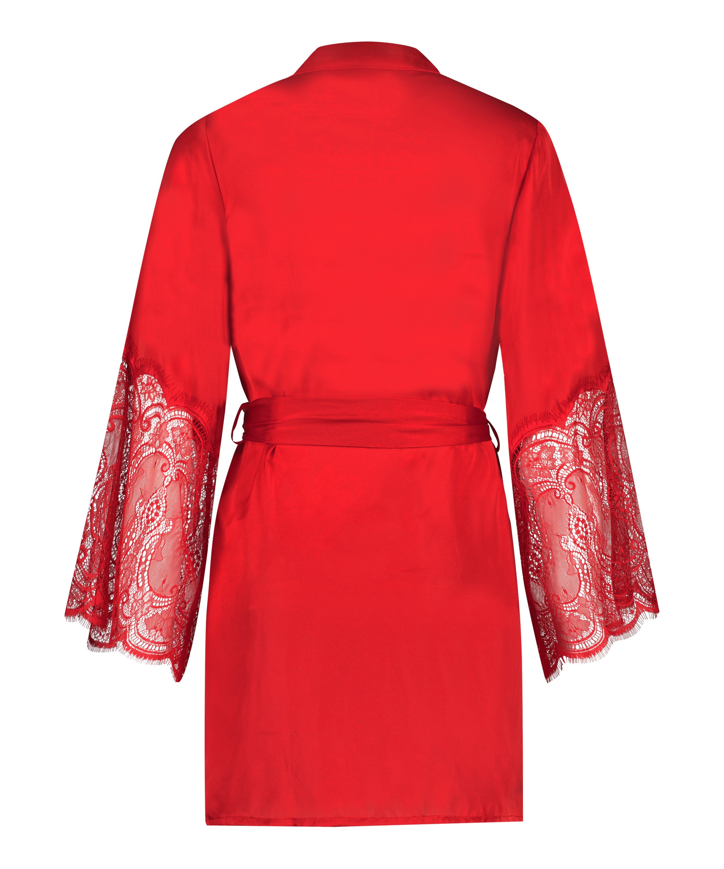 Kimono Satin, Röd, main