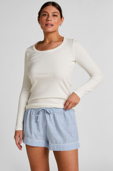 Hunkemöller Bomullsshorts Blå