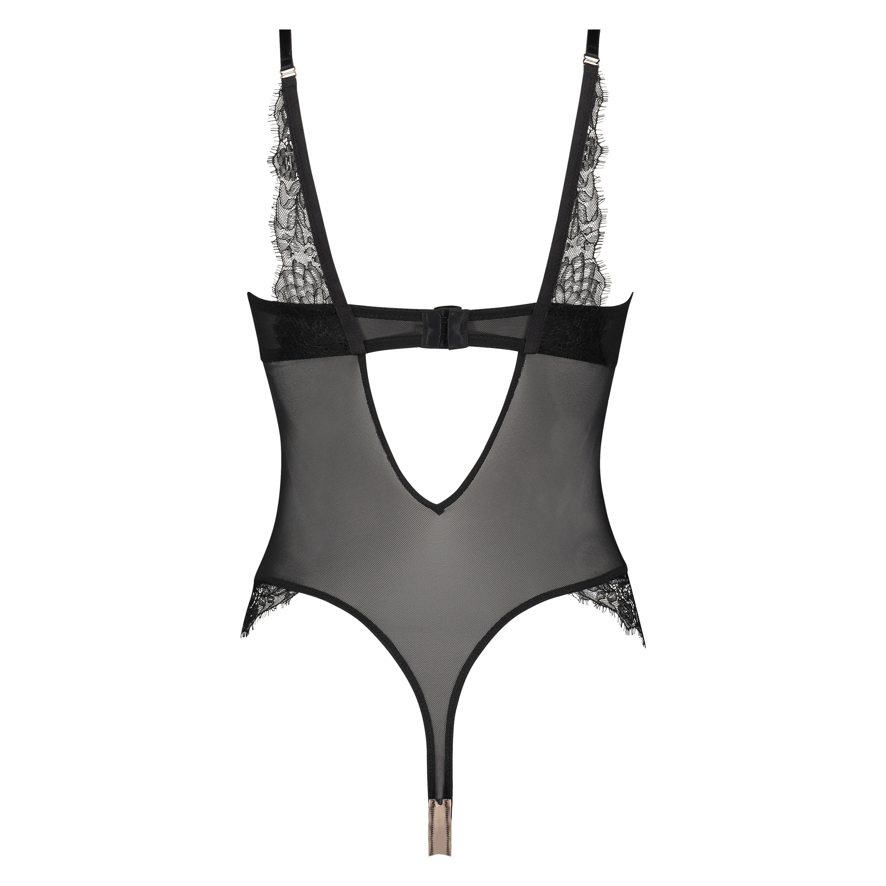 Formpressad body med bygel Arianne, Svart, main