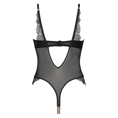 Formpressad body med bygel Arianne, Svart