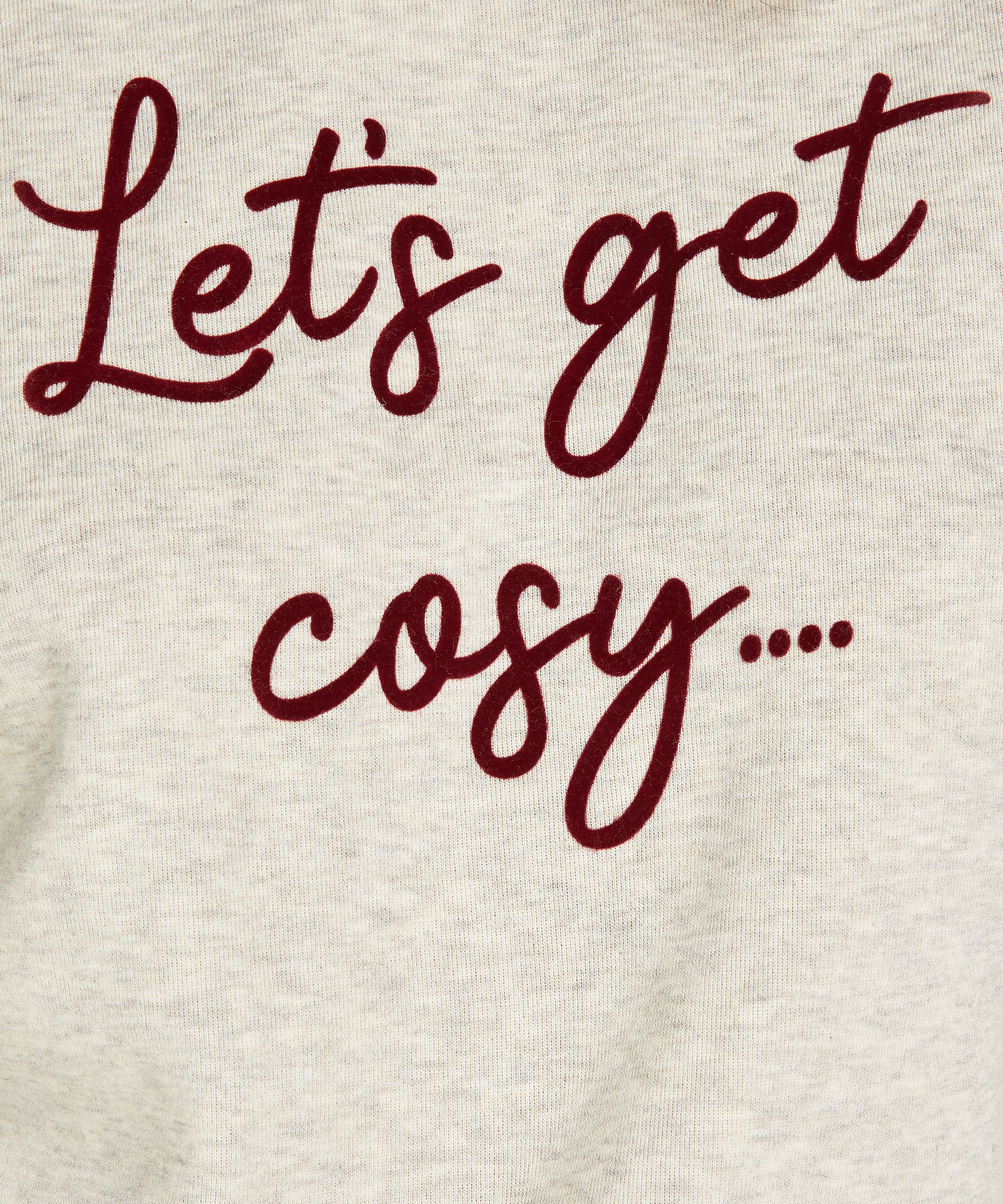 Huvtröja med lång ärm, Beige, main