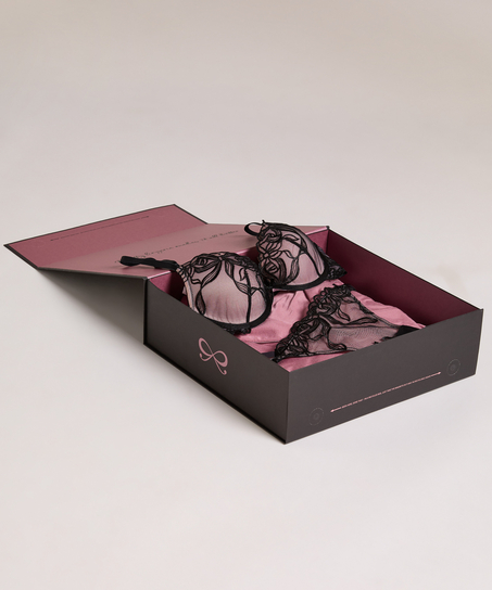 Lyxig presentask Large, Svart