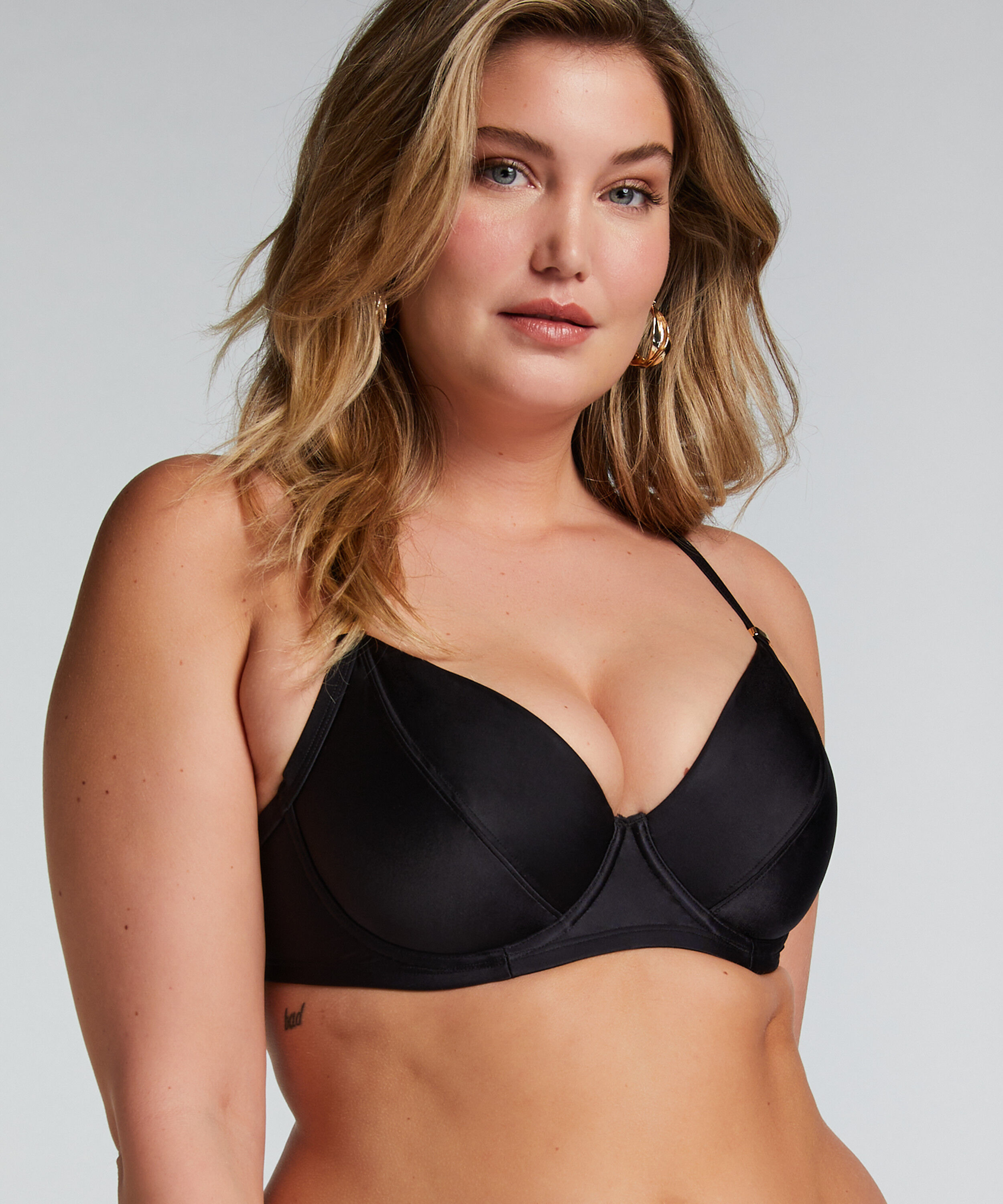 Bikiniöverdel Luxe, Svart