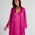 Peonie kimono i satin, Rosa
