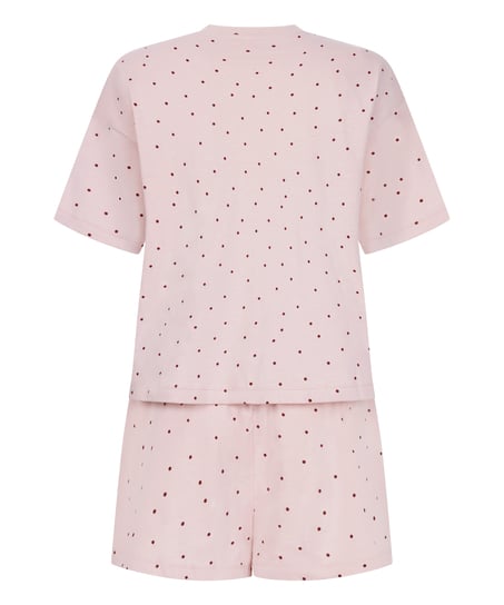 Pyjama Set Cotton Jersey Short, Lila