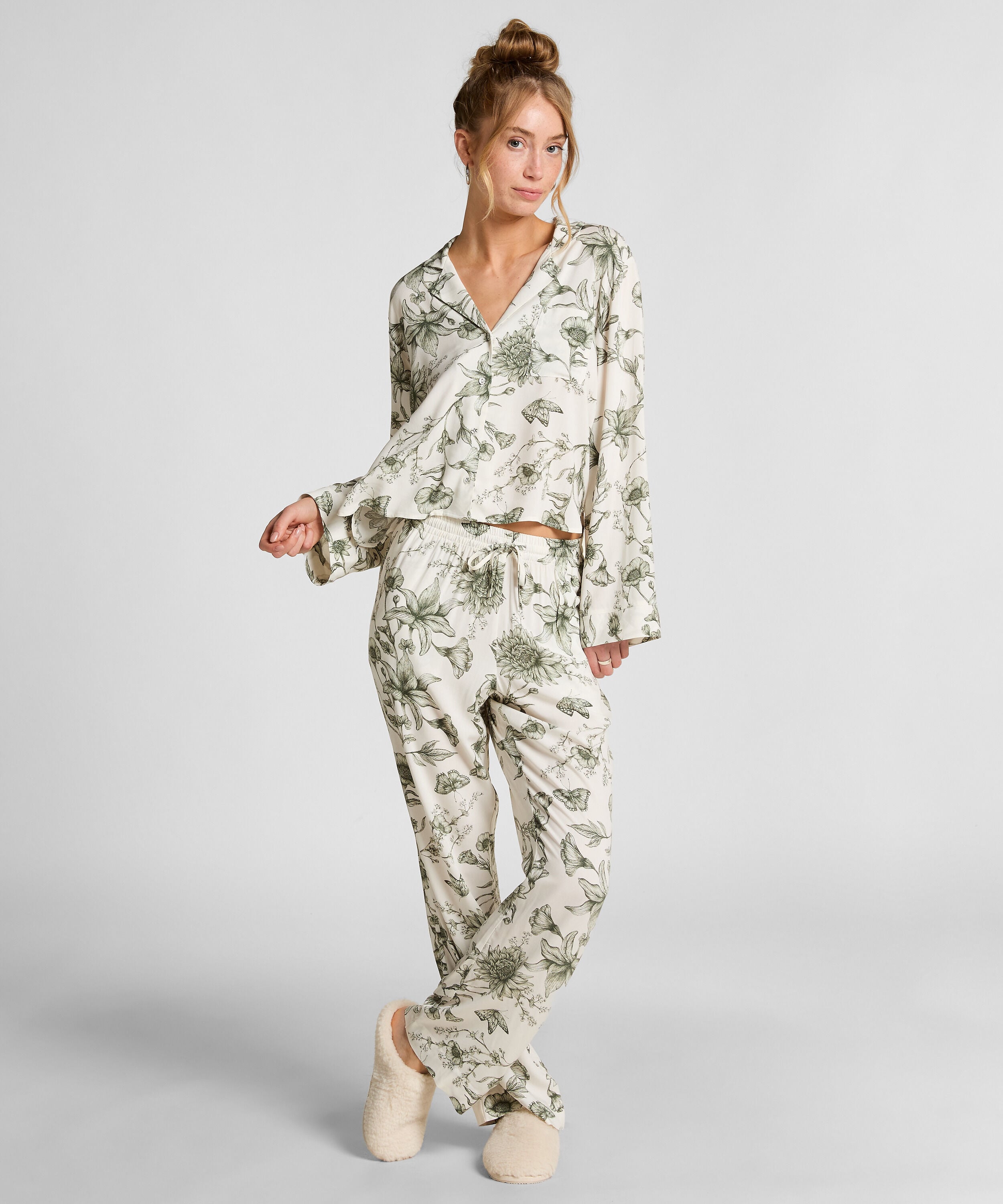 Petite Pyjamasbyxa Storylover, Vit Petite Pyjamasbyxa Storylover, Vit
