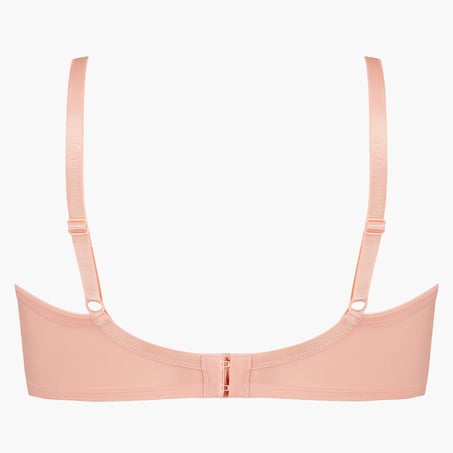 Icke-formpressad minimizer-bh med bygel Nina, Rosa