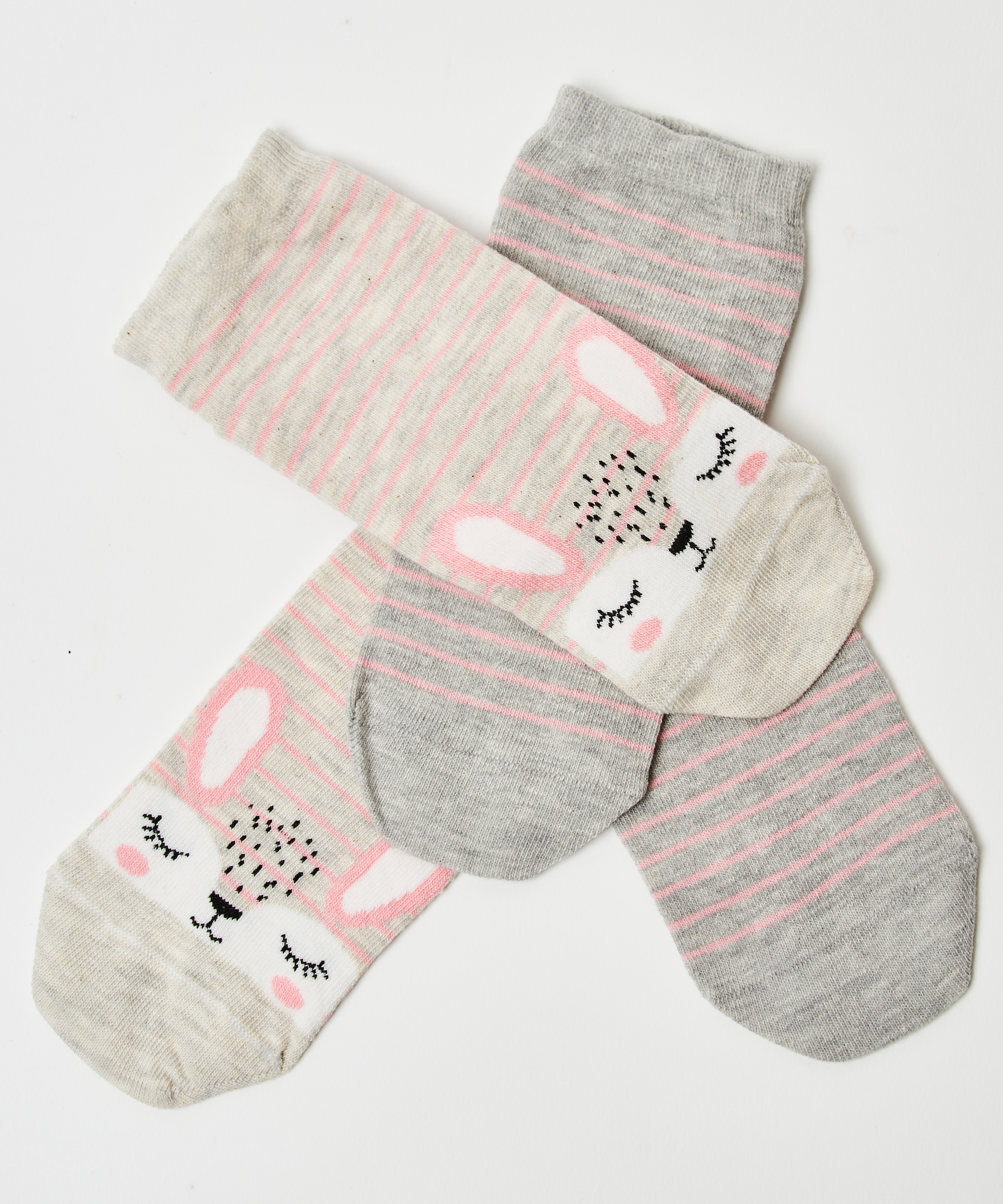 2 Par Strumpor, Gr&aring;, main