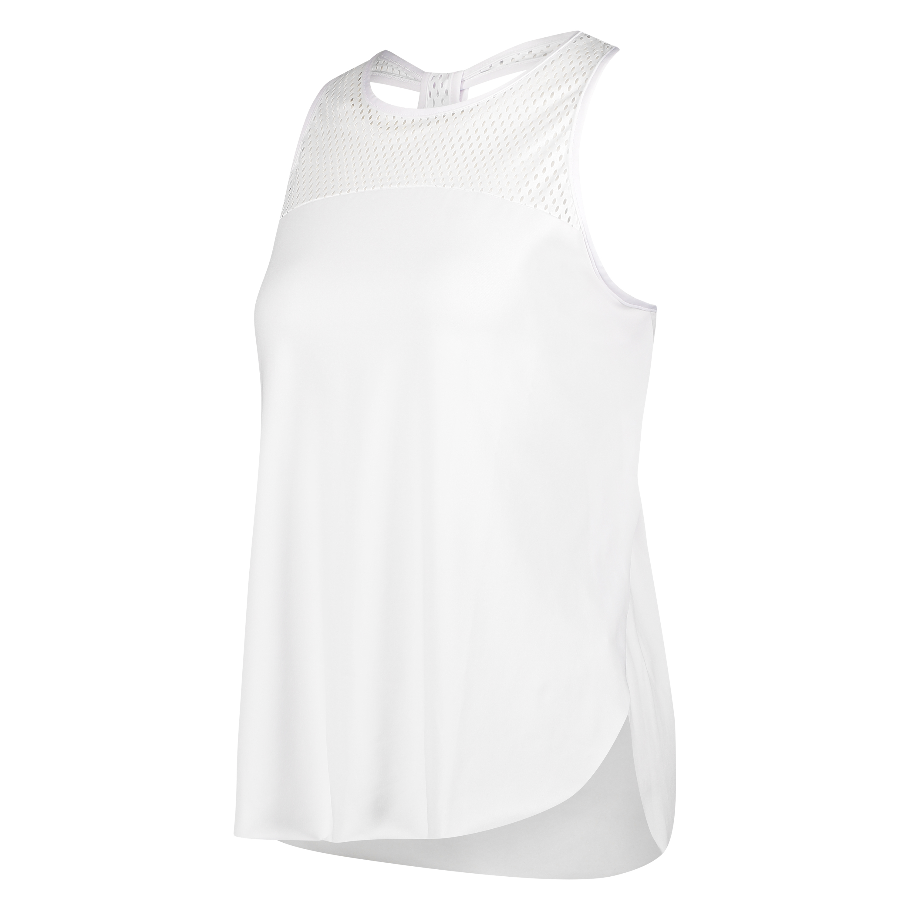 HKMX löst sittande tanktop, Vit, main
