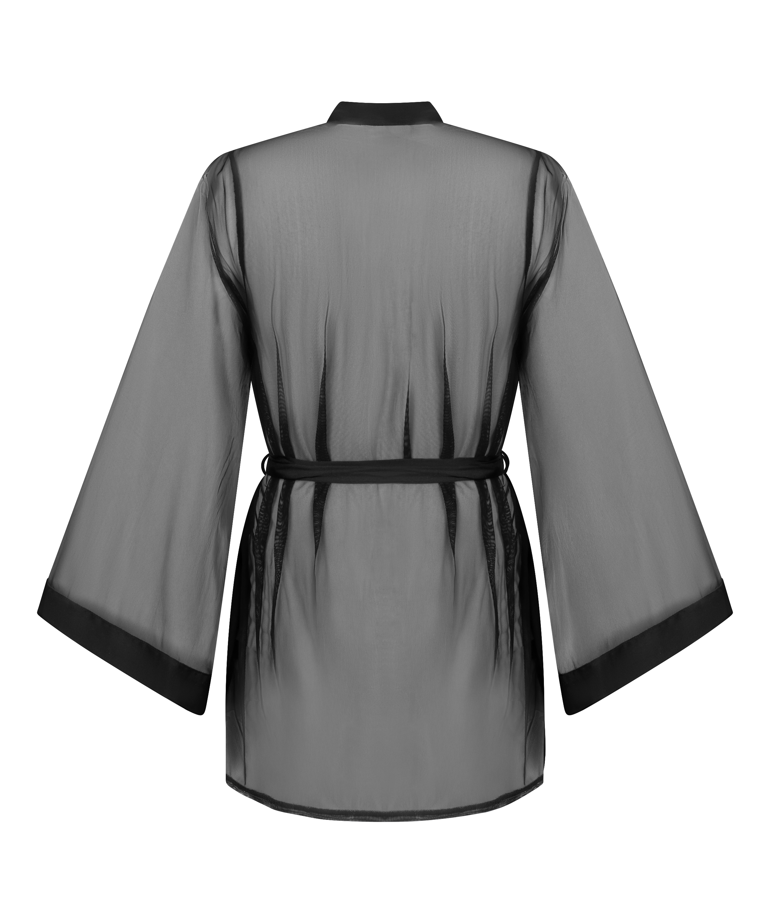 Kimono Maxime Tulle, Svart, main