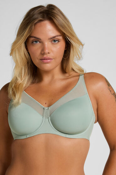 Hunkemöller Icke-formpressad minimizer-bh med bygel Nina Grön