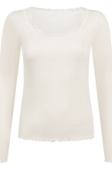 Hunkemöller Jersey Topp med Spets dam – bild 3