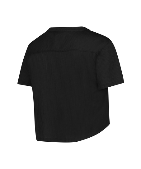 HKMX magtröja i nät, Svart