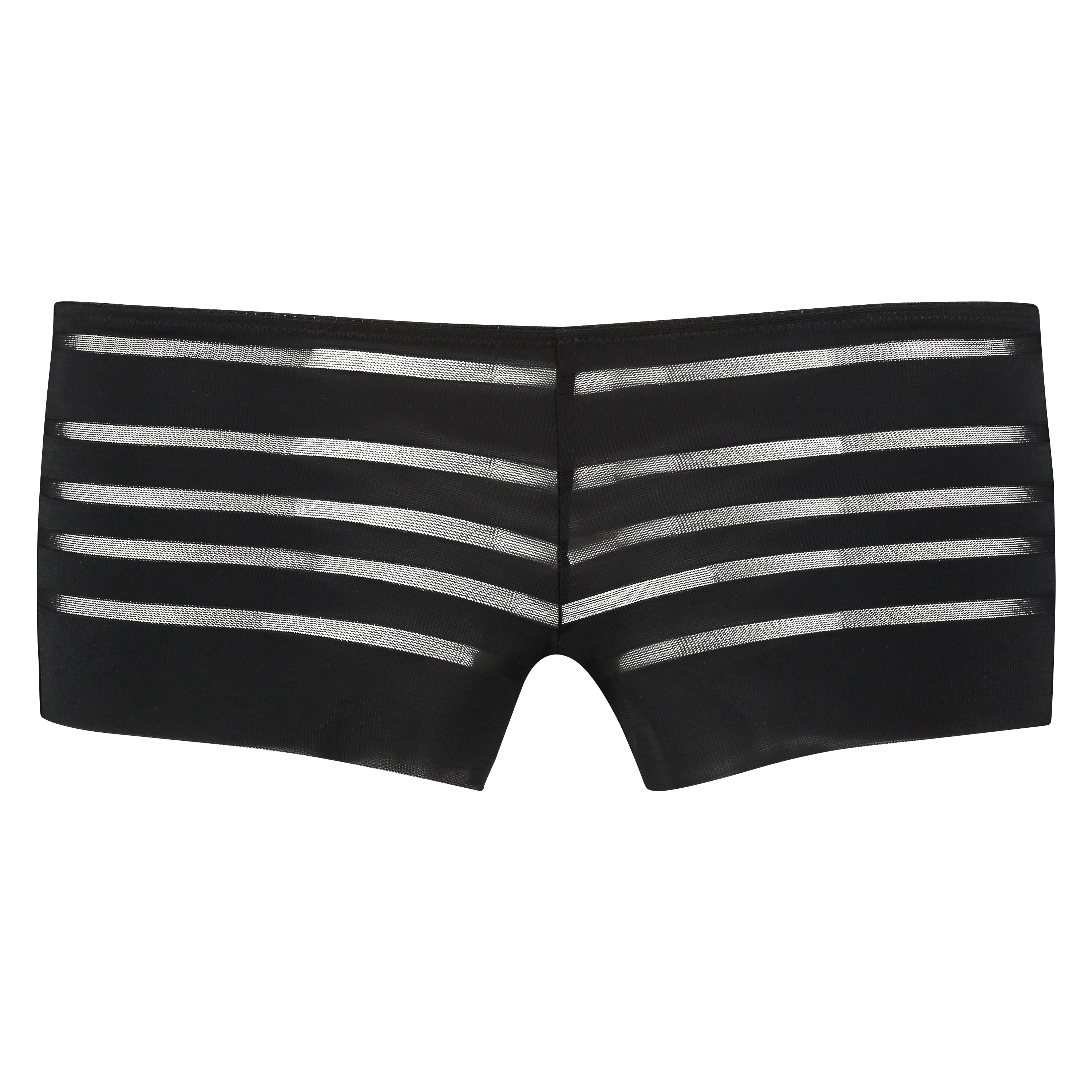 Osynlig burn-out kortbyxa, Svart, main