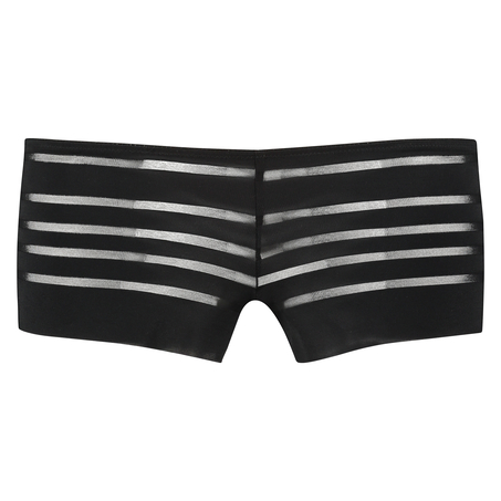 Osynlig burn-out kortbyxa, Svart