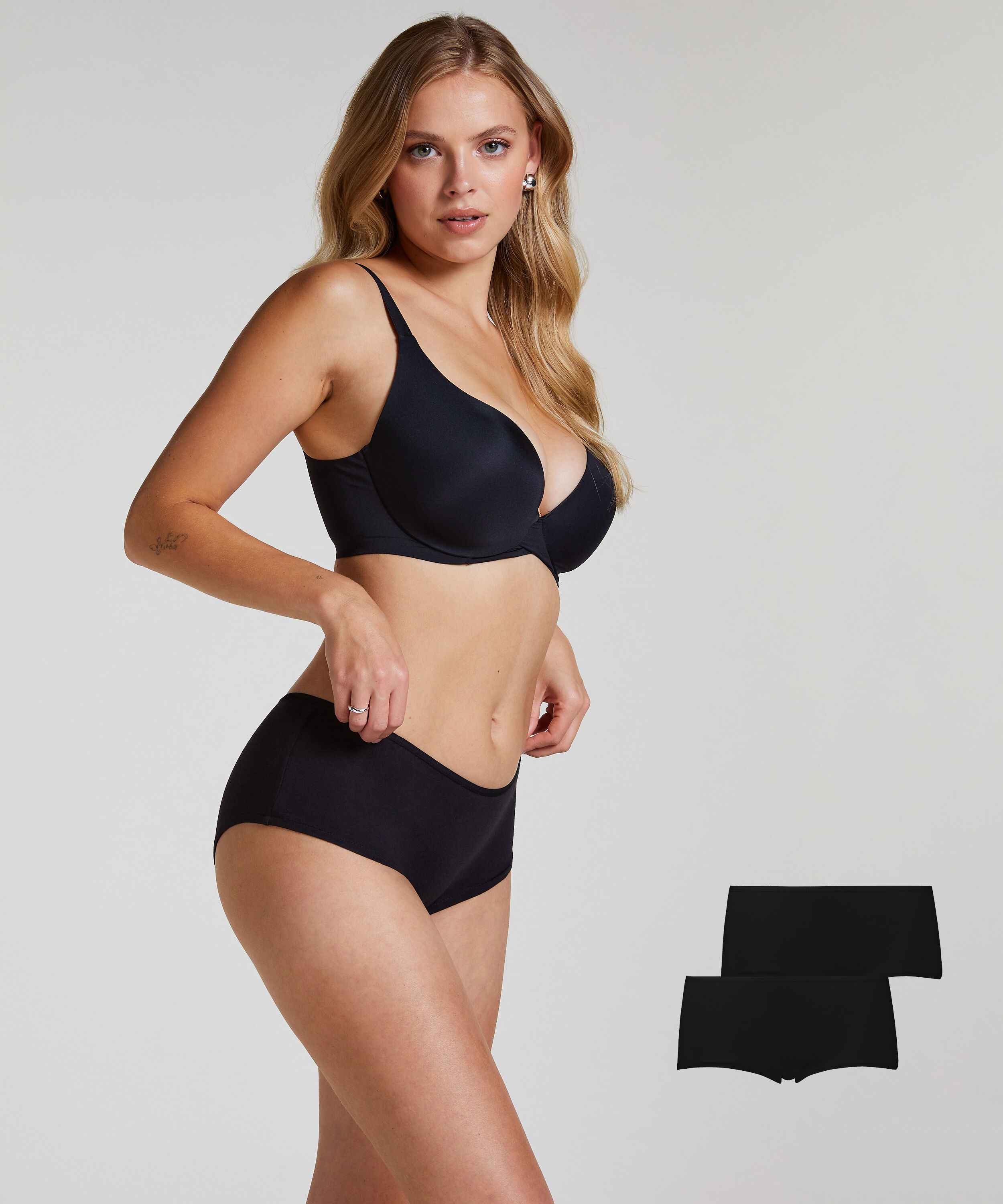 2-pack boxertrosor Kim Cotton, Svart 2-pack boxertrosor Kim Cotton, Svart