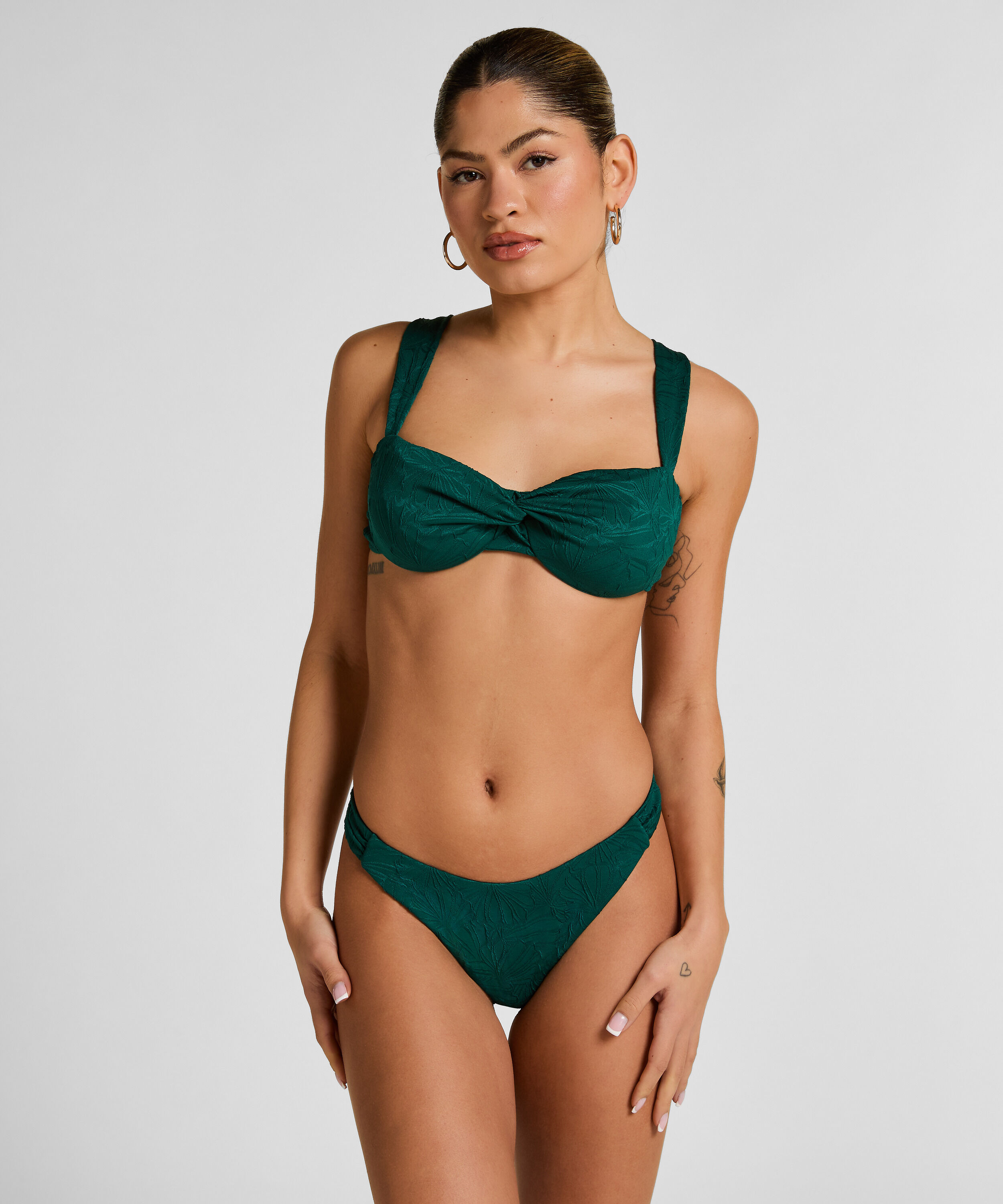 Azua Highleg Bikinibottom, Grön