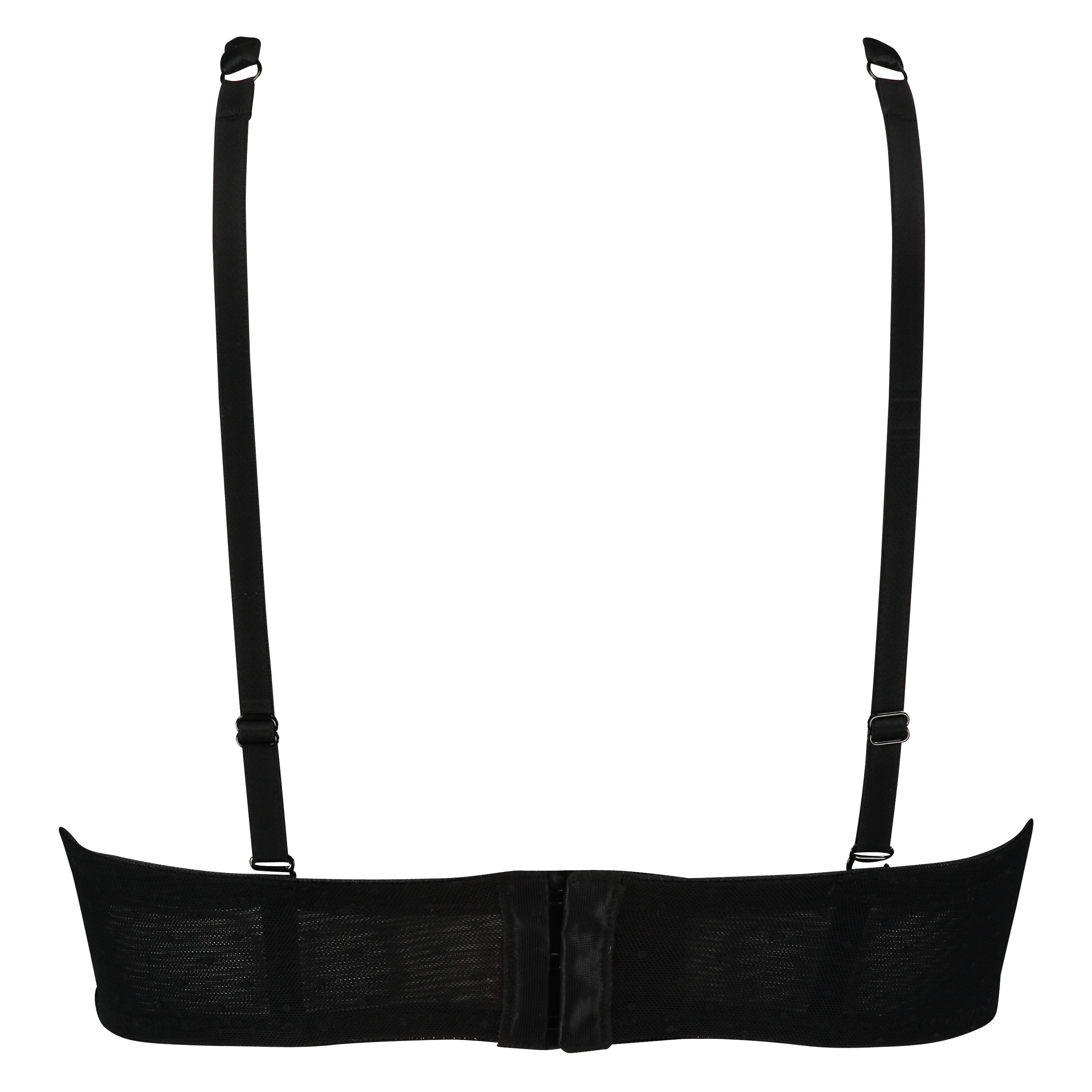 Formpressad bygel-bh strapless Ramona, Svart, main