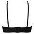 Formpressad bygel-bh strapless Ramona, Svart