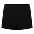 Pointelle-shorts, Svart