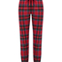 Pyjamasbyxori flanell, Röd
