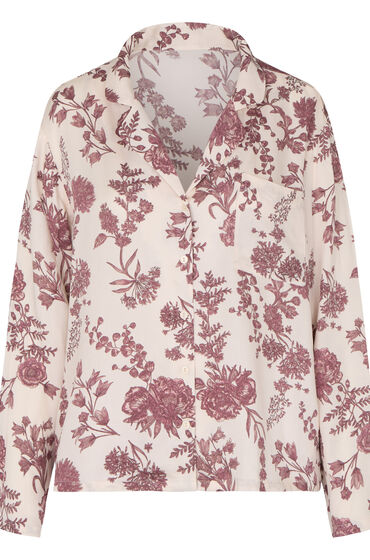 Hunkemöller Pyjamasjacka Woven Print dam – bild 3