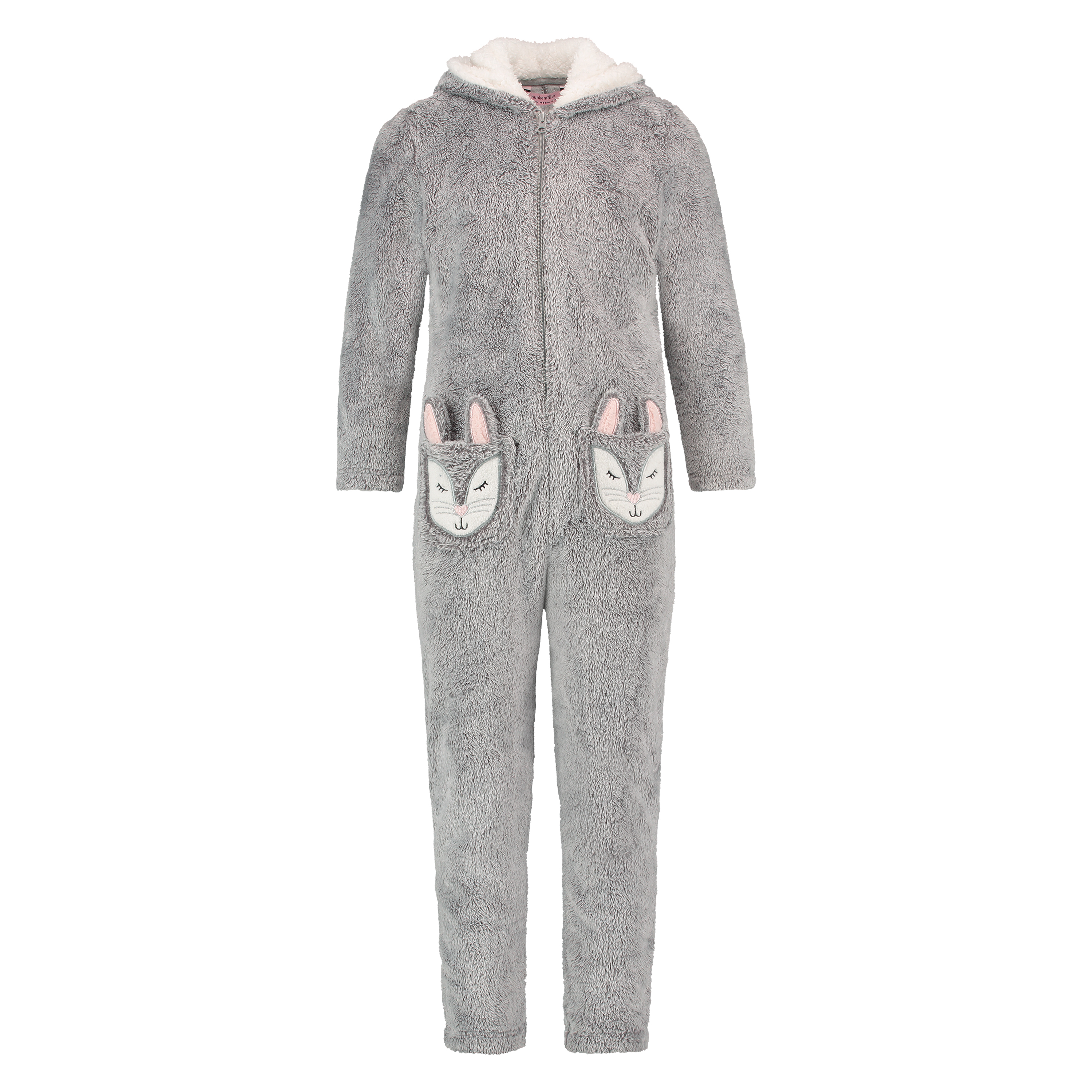 Onesie Teens Fleece, Grå, main