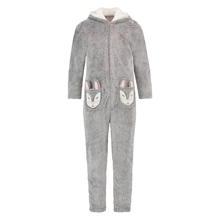 Onesie Teens Fleece, Grå