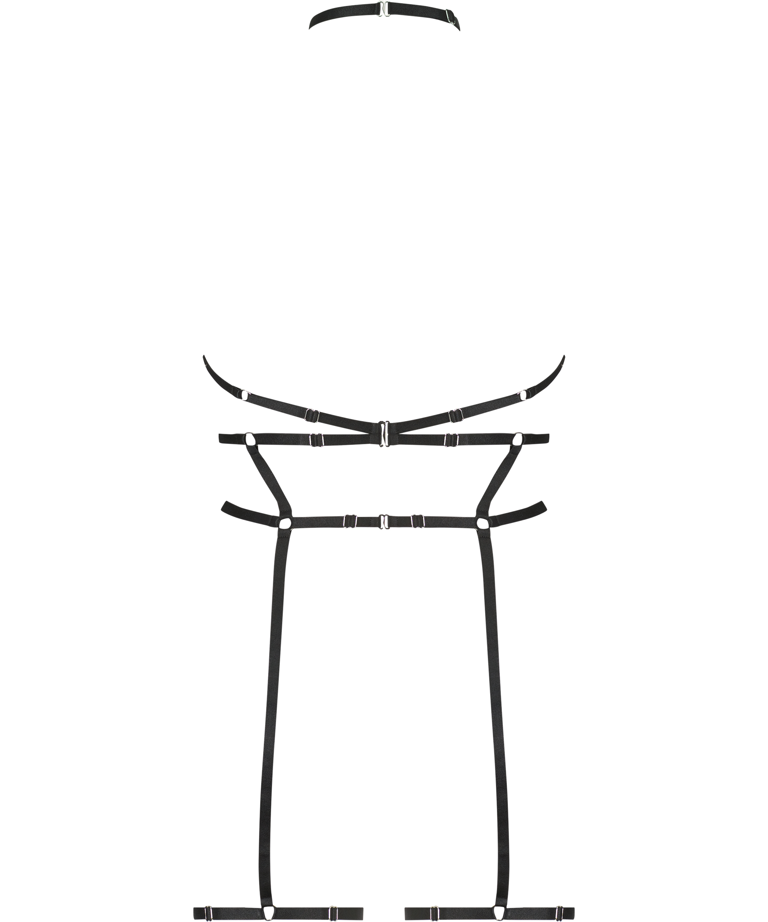 Private Rhinestone Sele, Svart, main