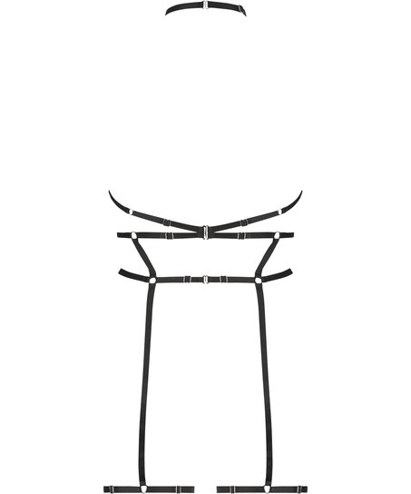 Private Rhinestone Sele, Svart