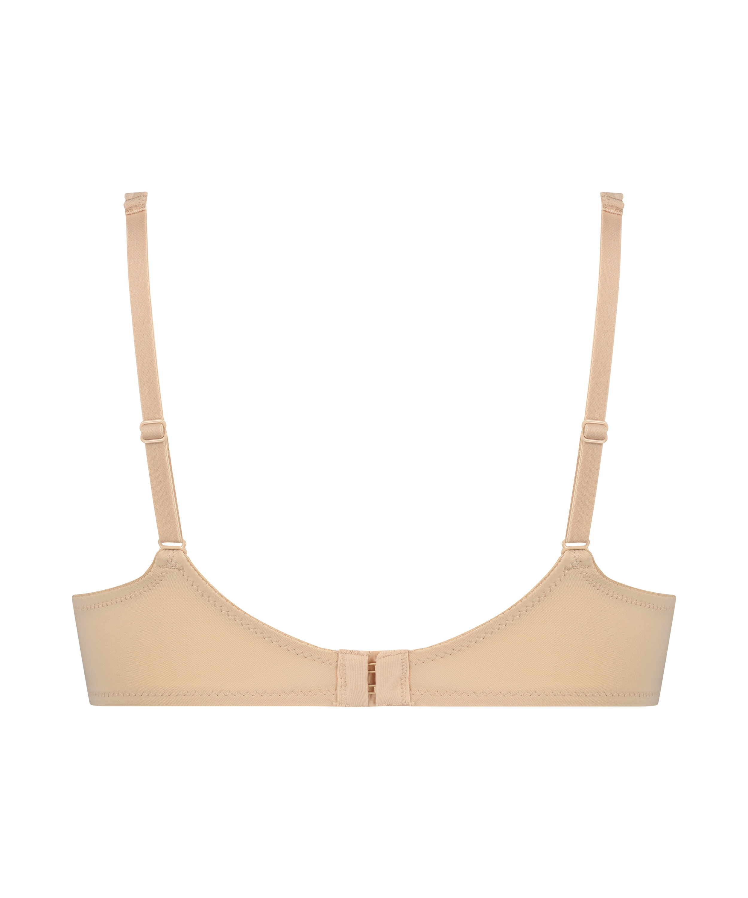 Formpressad bygel-bh Satin Fleece, Beige, main