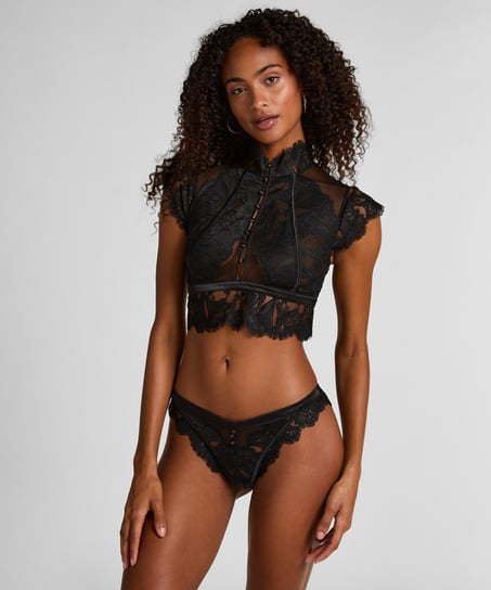 Bralette Amelia, Svart