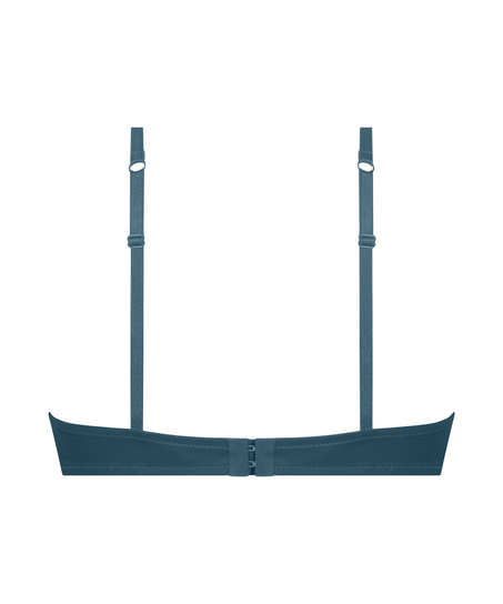 Formpressad bygel-bh Lace & Shine, Blå