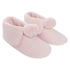 Boot slippers Flod over knitted, Rosa