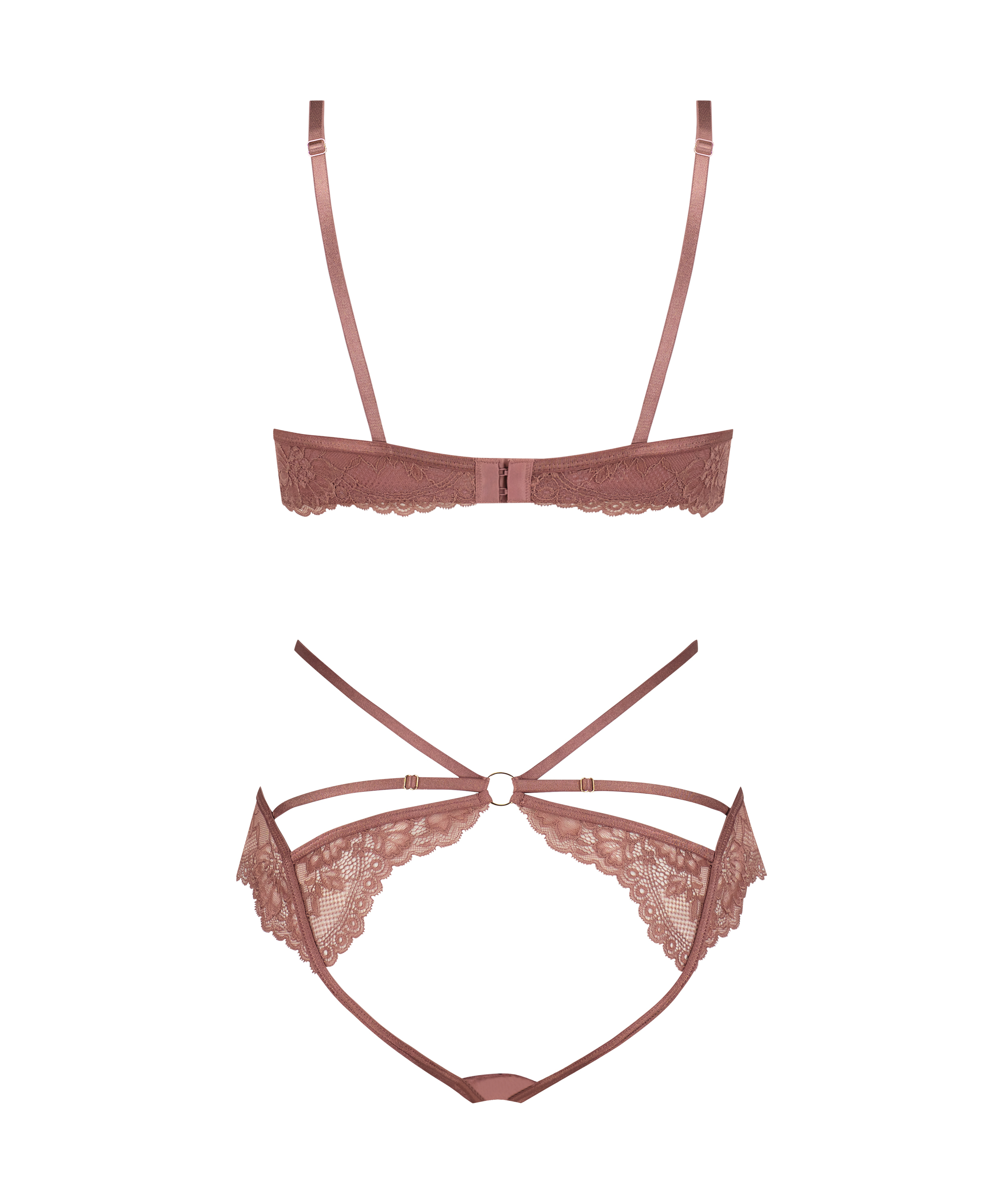 Bisous body, Lila, main