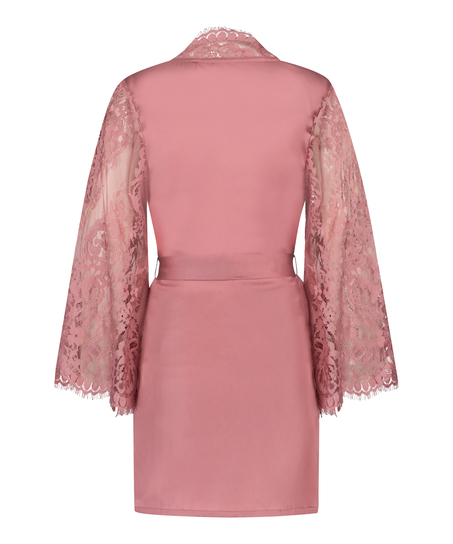 Kimono i spets, Rosa