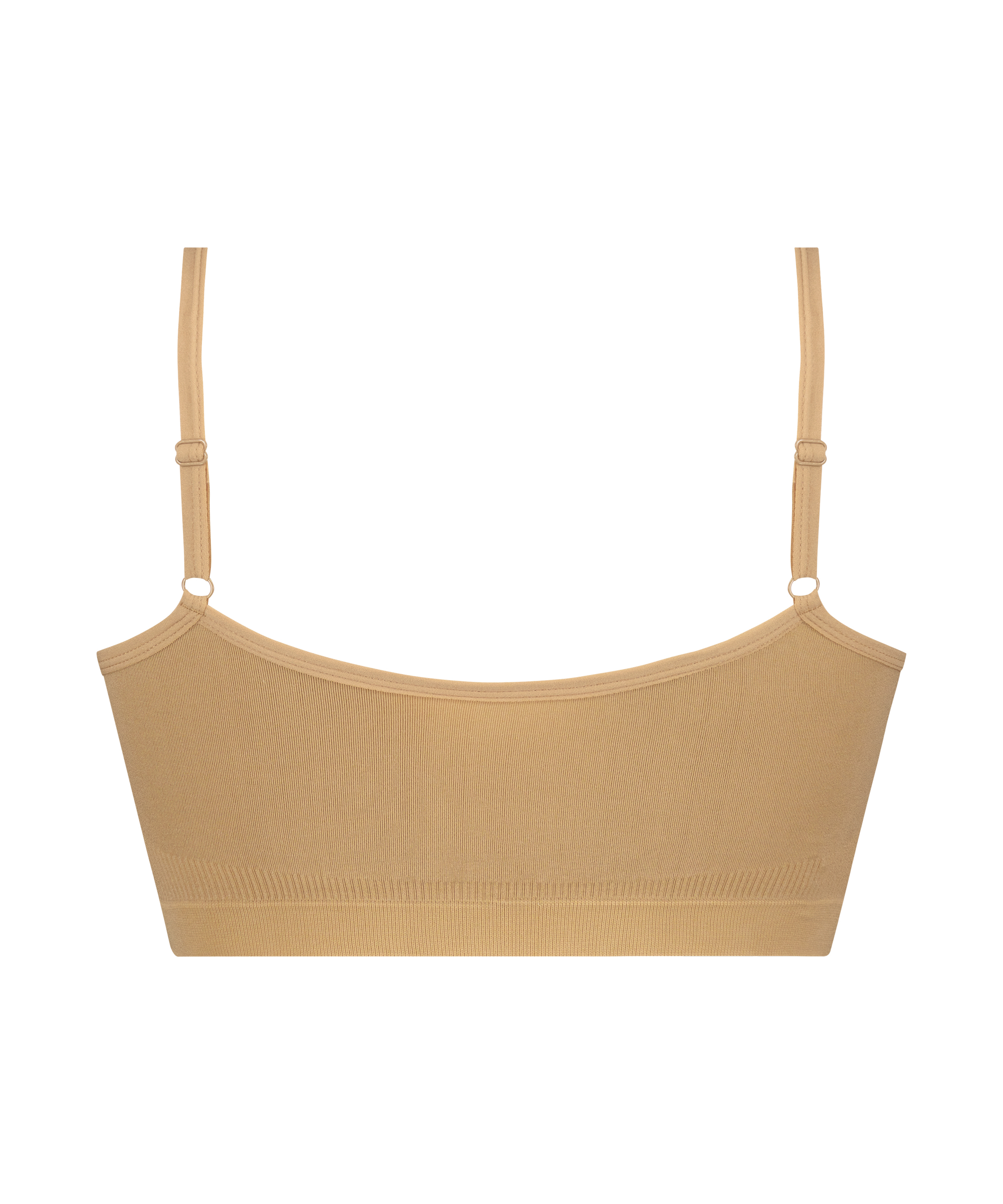 ﻿Bralette med remmar, Beige, main