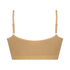 ﻿Bralette med remmar, Beige