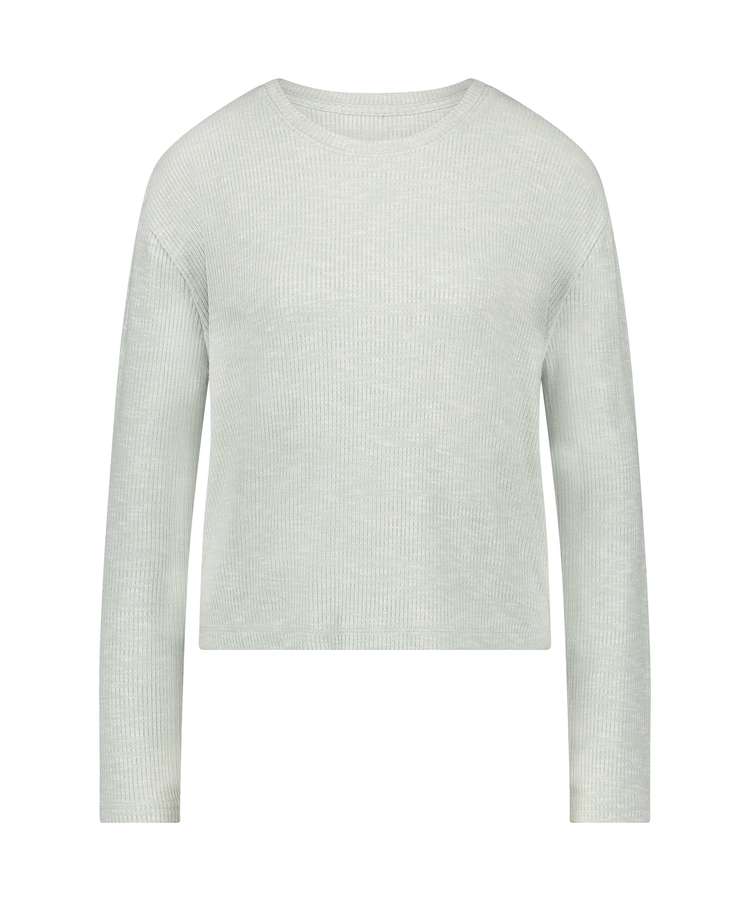 Långärmad pyjamastopp, Grön, main