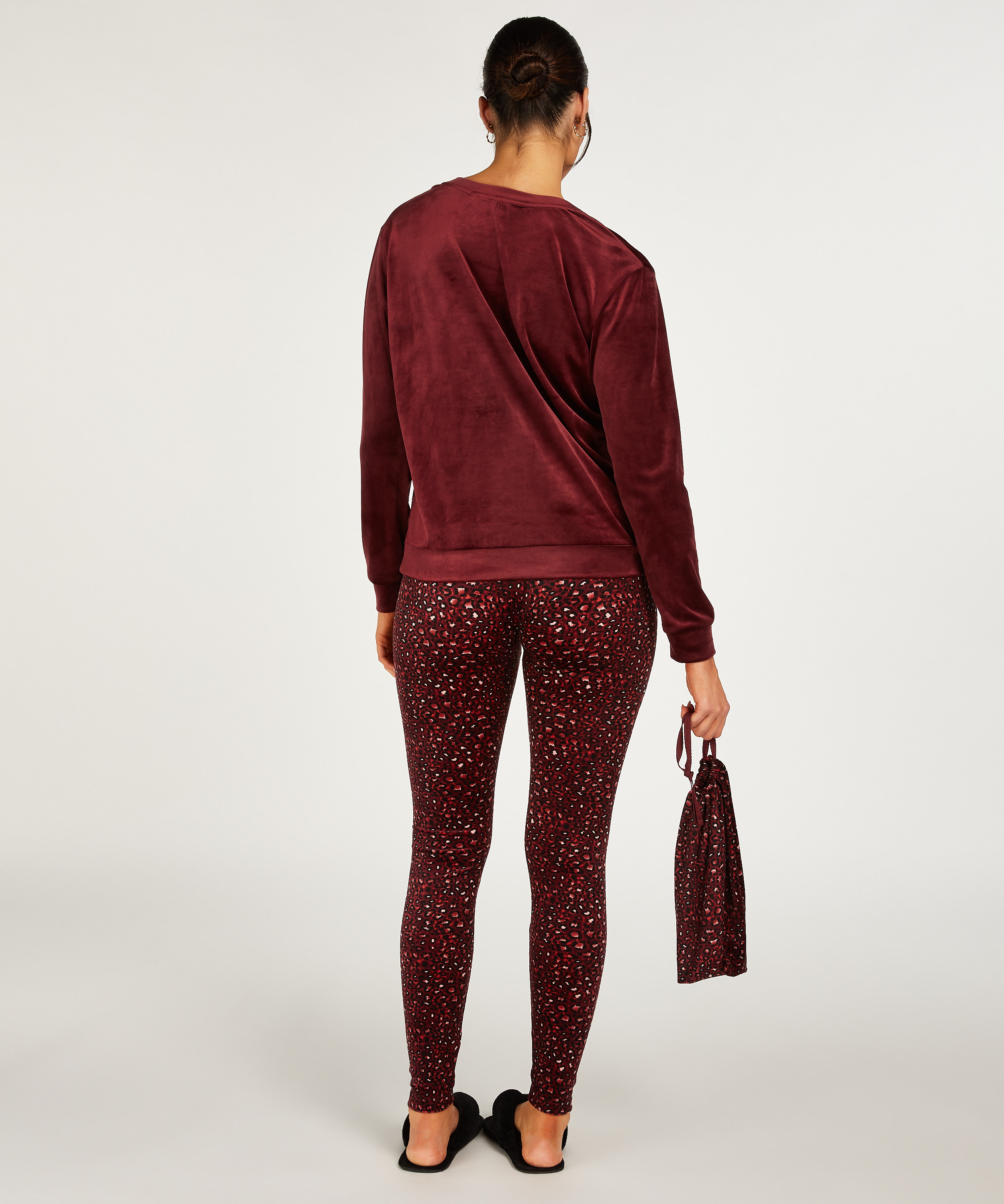 Pyjamaset med v&auml;ska, Lila, main